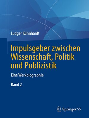 cover image of Impulsgeber zwischen Wissenschaft, Politik und Publizistik